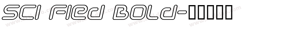 Sci Fied Bold字体转换